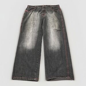 Vintage 5ive Jungle Jeans Mens 42x32 Baggy Skater Faded Southpole JNCO Y2K